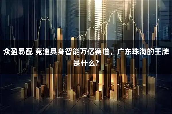 众盈易配 竞速具身智能万亿赛道，广东珠海的王牌是什么?