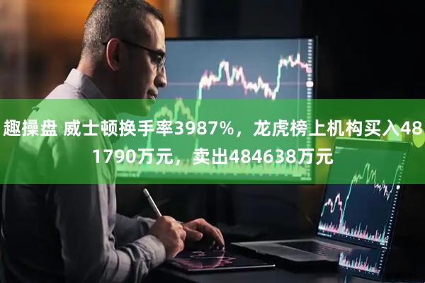 趣操盘 威士顿换手率3987%，龙虎榜上机构买入481790万元，卖出484638万元