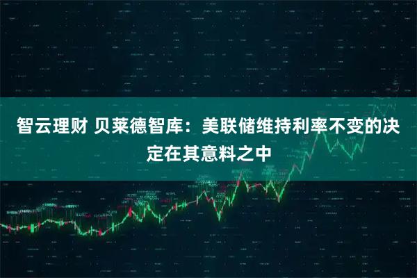 智云理财 贝莱德智库：美联储维持利率不变的决定在其意料之中